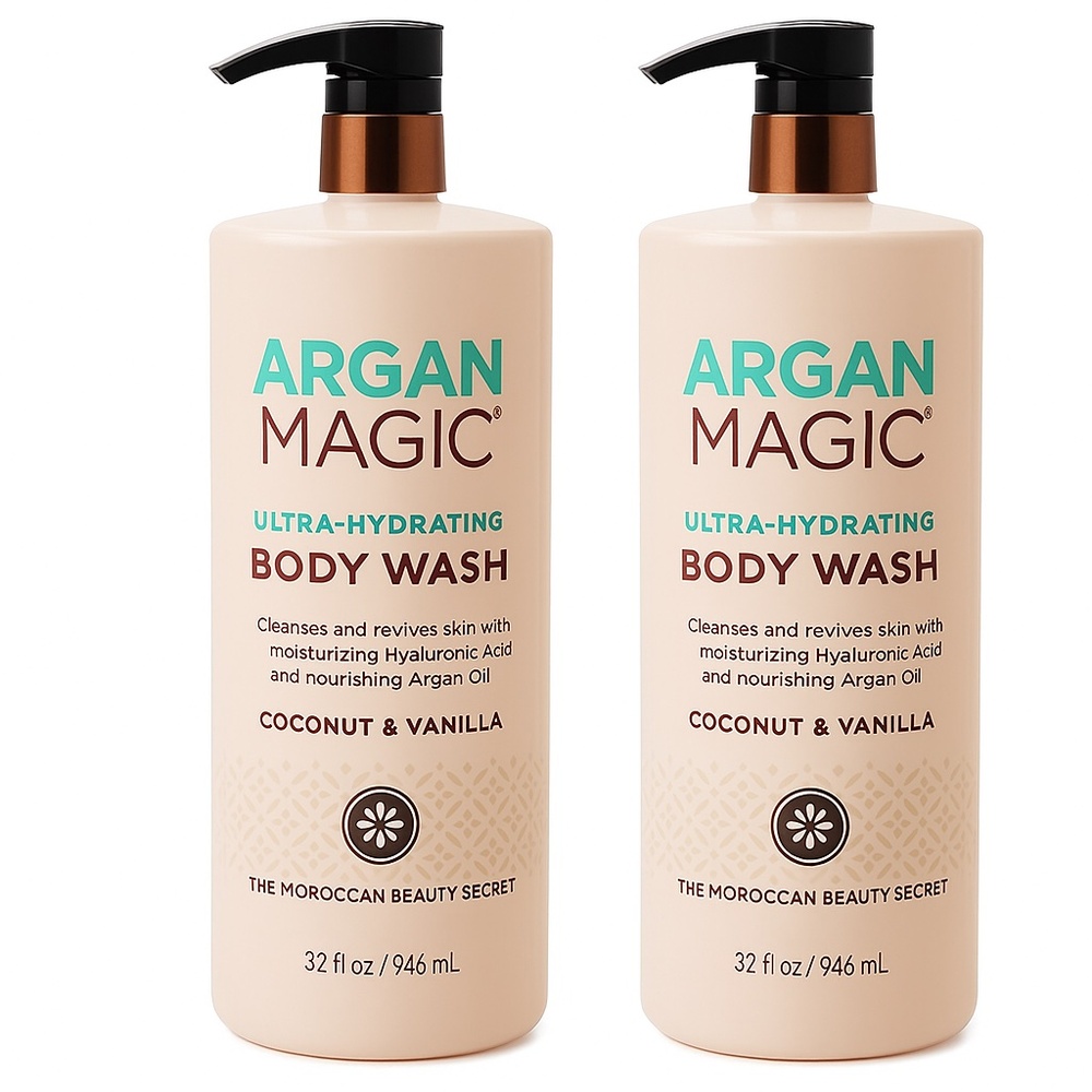 Argan Magic Ultra Hydrating Body Wash 32 fl oz – Set